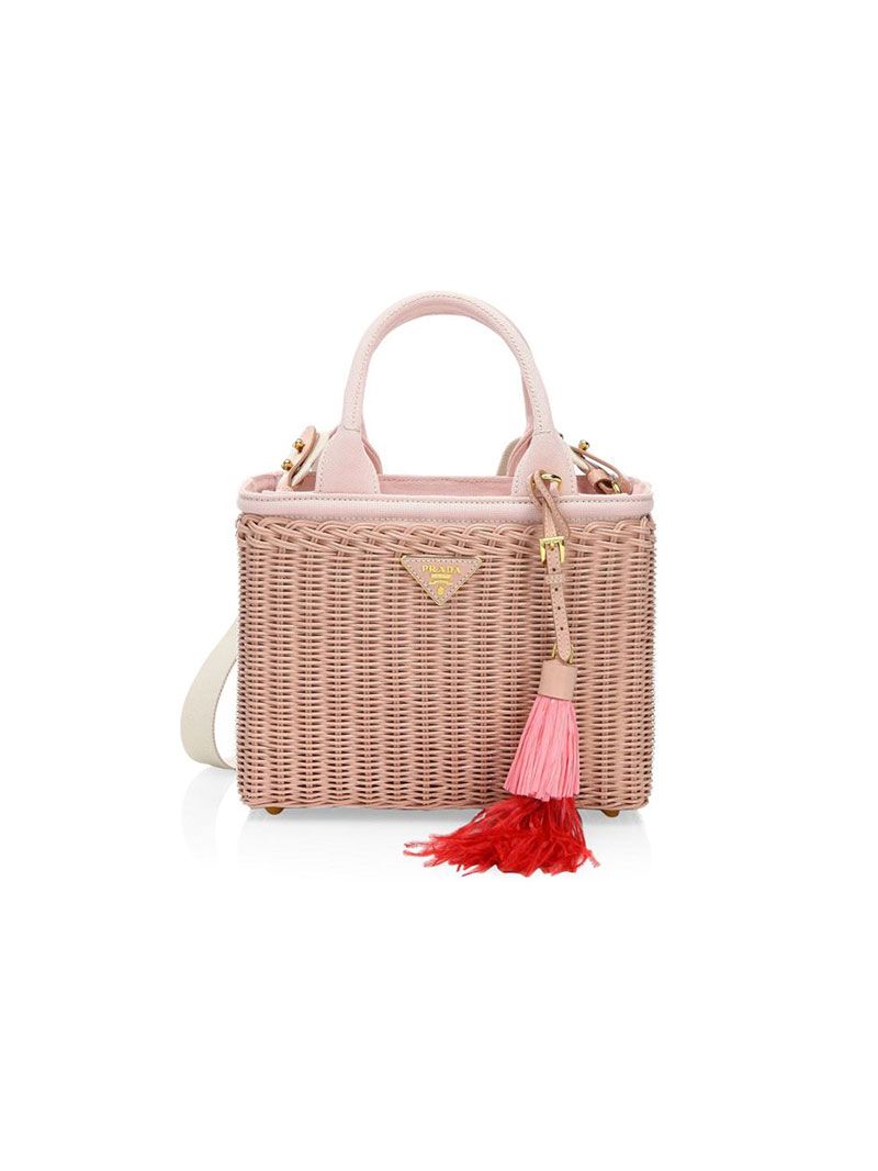 prada bamboo basket bag