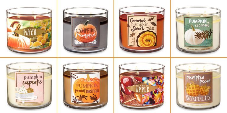 fall scented candles