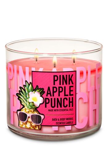 pink candle bath and body works