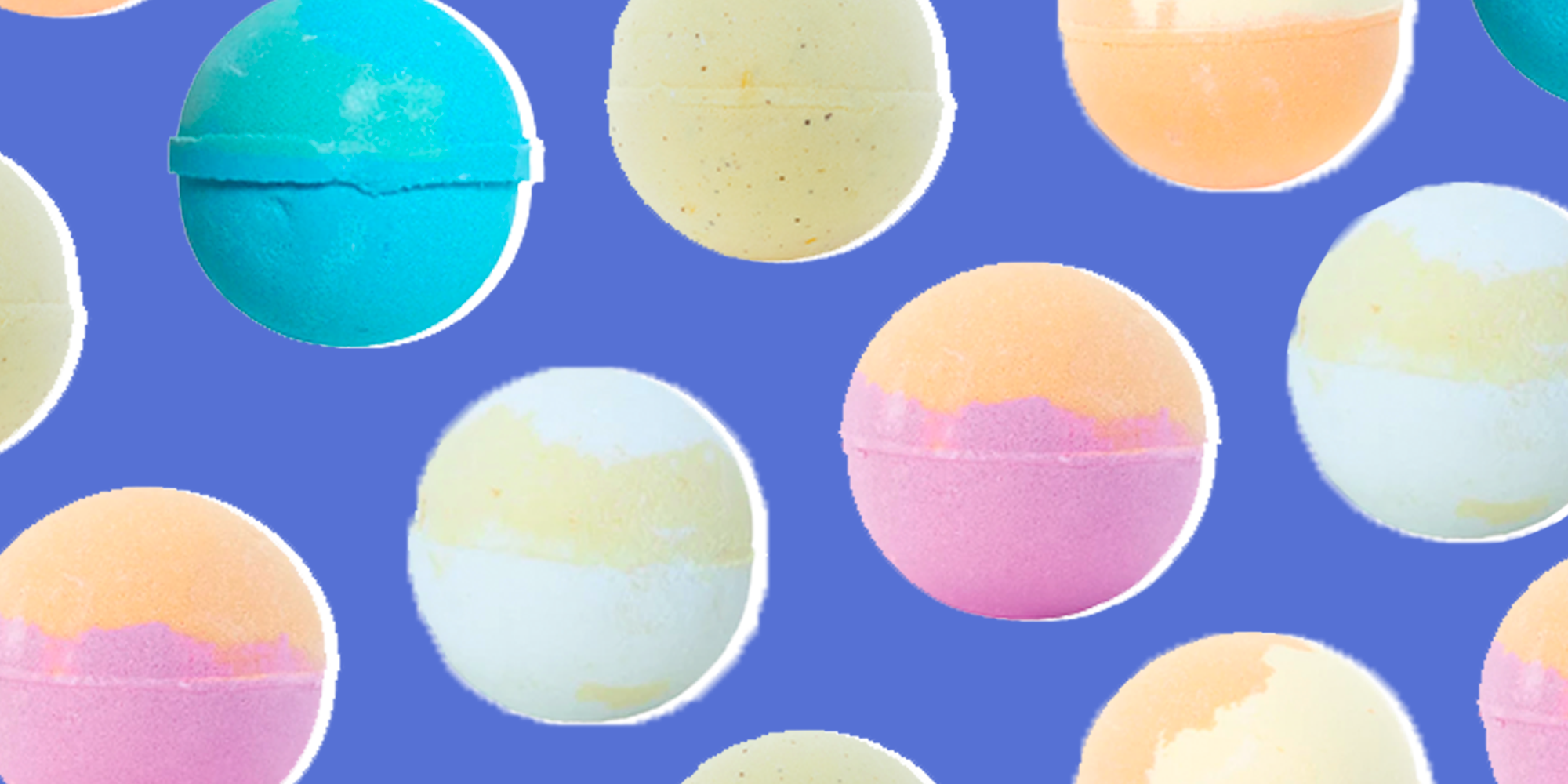 different types of bath bombs