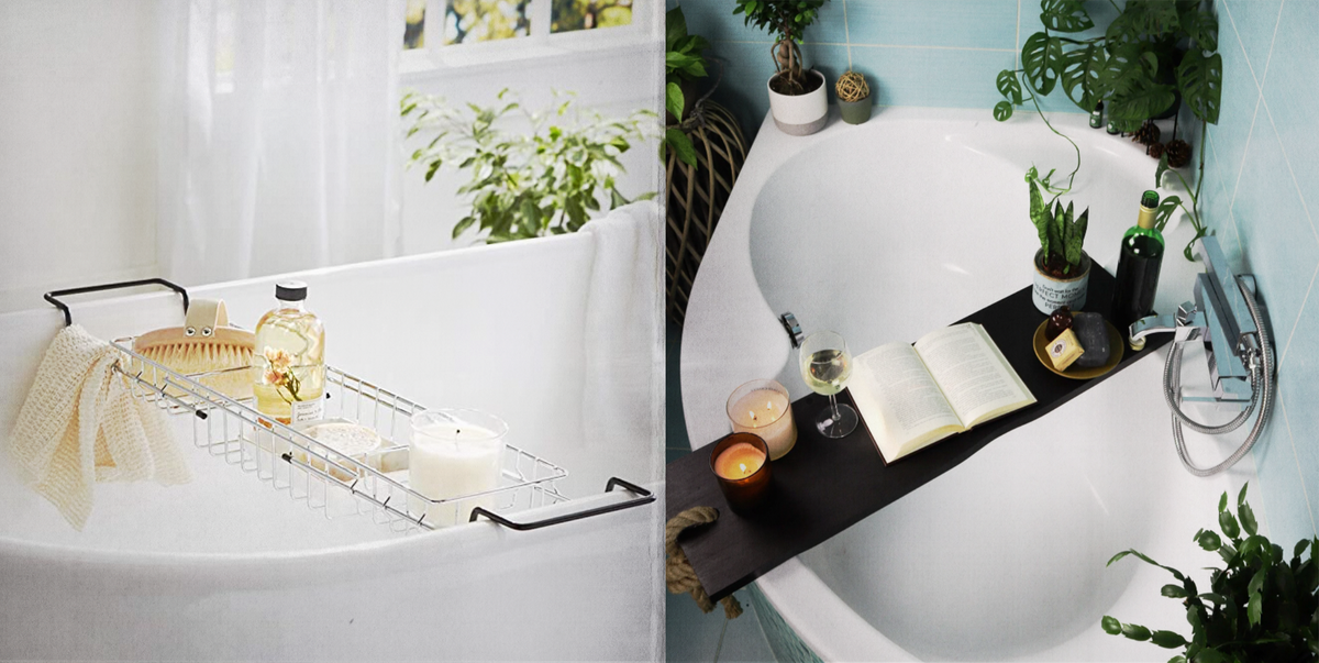 bathtub tray white