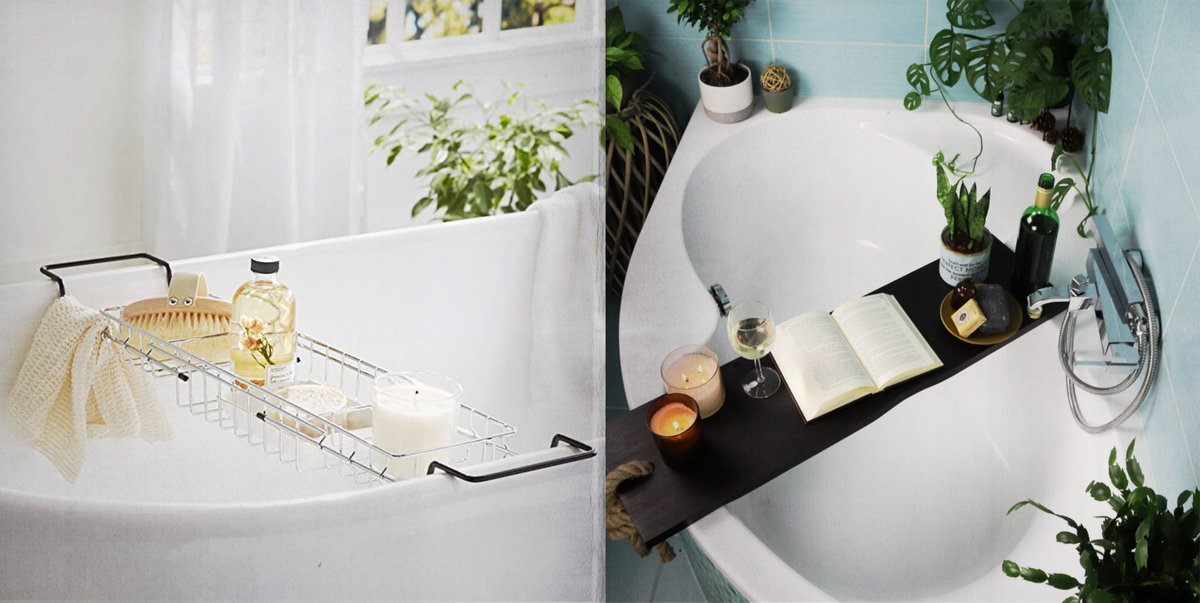 11 Best Bathtub Trays 2022 Bath, Modern Wood Bathtub Tray
