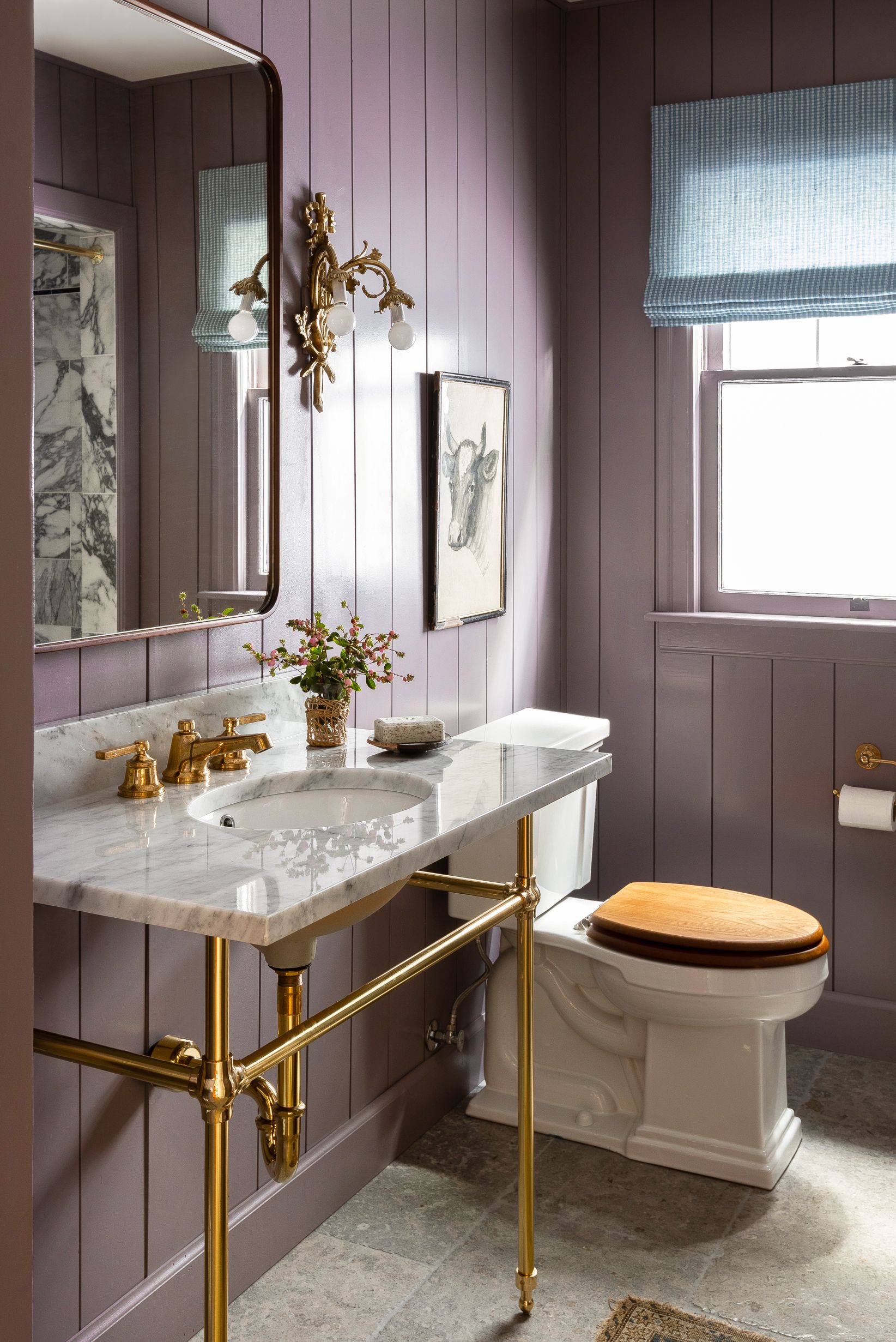 purple bathroom color ideas