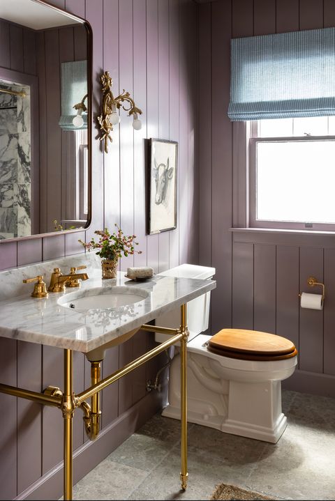 22 Best Bathroom Colors Top Paint For Walls - Light Purple Paint Colors For Bathroom
