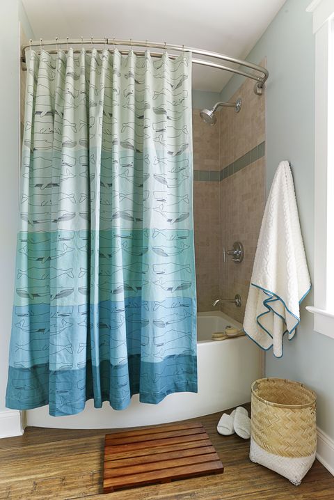 32 Best Bathroom Paint Colors Popular, What Color Shower Curtain For Blue Bathroom