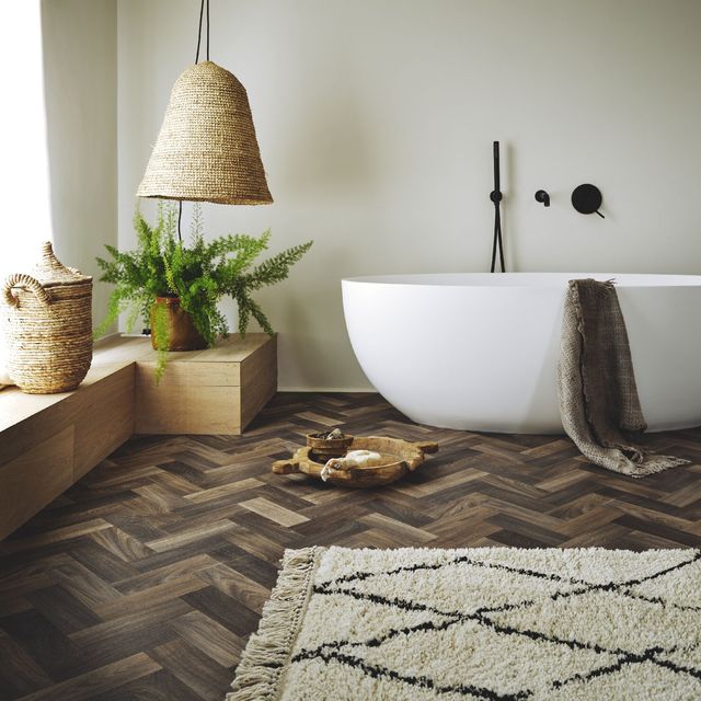 Bathroom Flooring Ideas Choosing, How To Lay Laminate Tiles In Bathroom