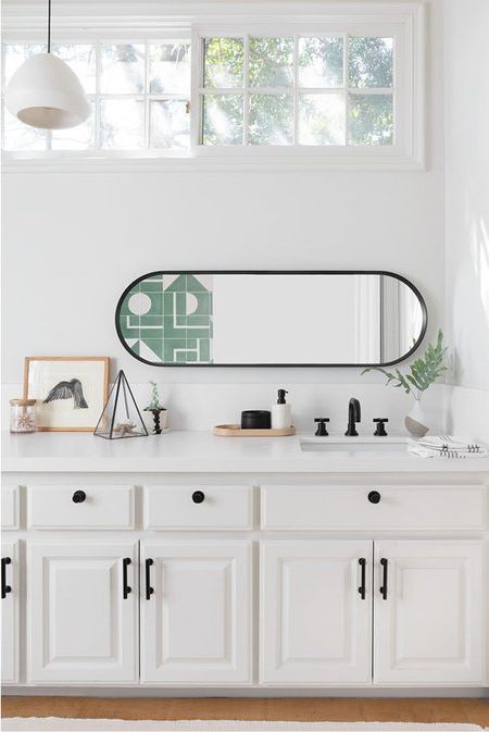 21 Bathroom Mirror Ideas For Every, Wood Vanity Mirror