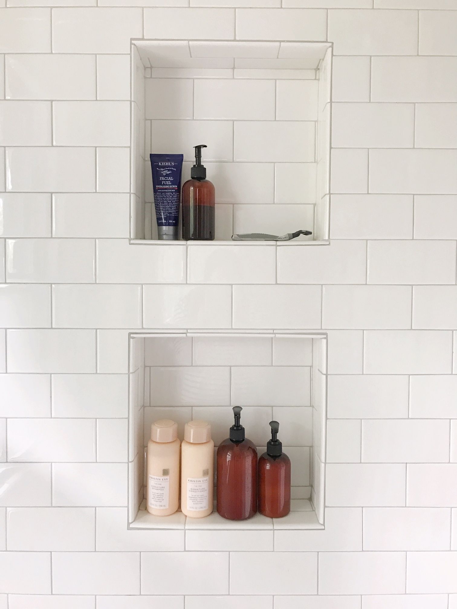 bathroom bottle storage ideas