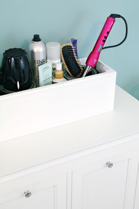 bathroom organization ideas hair tools
