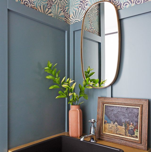 32 Best Bathroom Paint Colors Popular Ideas For Wall - Accent Colors For Blue Gray Walls