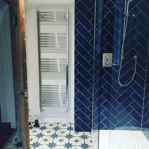bathroom renovation by twovetsandawreck