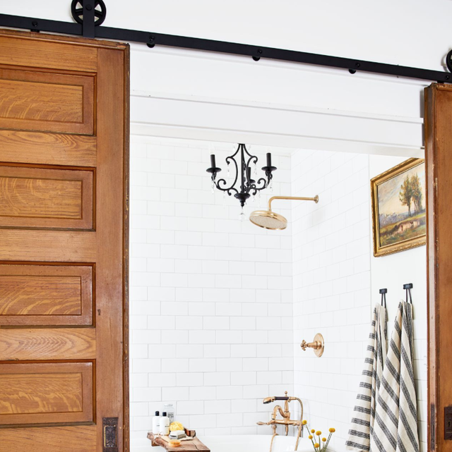 37 Best Bathroom Tile Ideas Beautiful Floor And Wall Designs For Bathrooms - White Herringbone Wall Tiles Bathroom