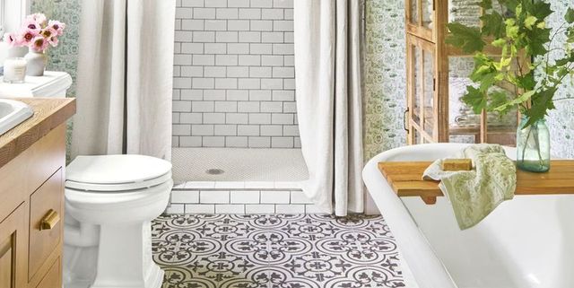 20 Popular Bathroom Tile Ideas, Fun Floor Tile Patterns