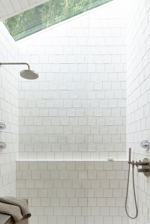 55 Bathroom Tile Ideas Bath, Big Square White Floor Tiles