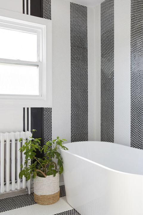 48 Bathroom Tile Ideas Bath, Black And White Bathroom Wall Tile Designs