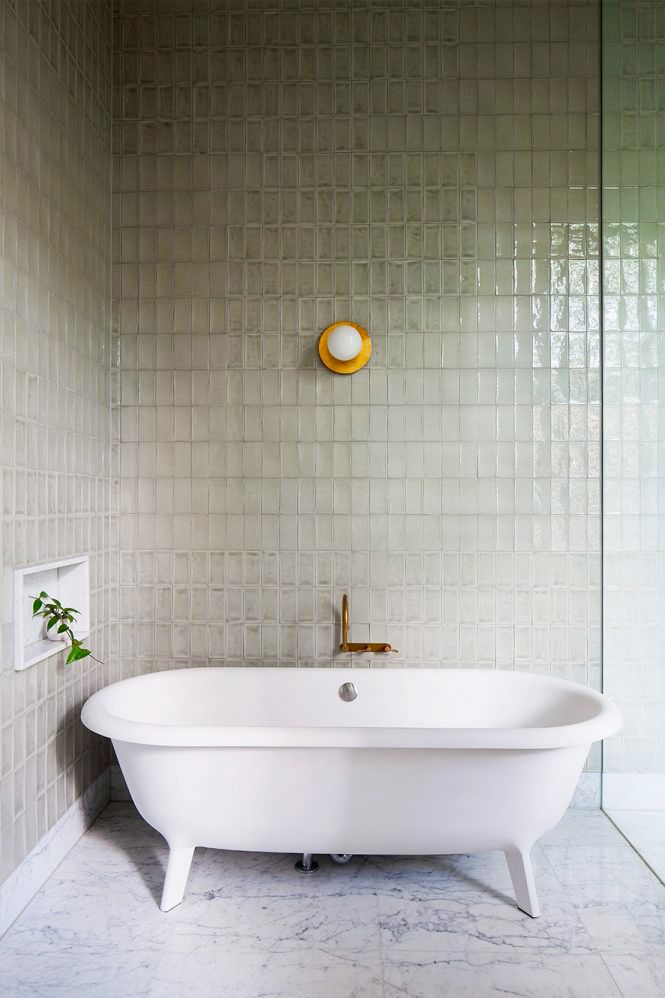 Master Bathroom Tile Ideas Photos : Master Bathroom Tiles Ideas Novocom Top : By keeping the walls and the vanity simple and neutral, the designer is able to experiment with.