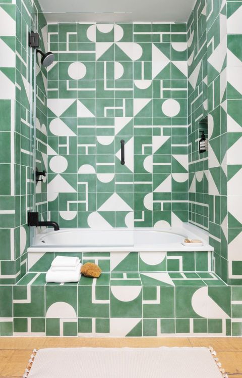 48 Bathroom Tile Ideas Bath Backsplash And Floor Designs - Bathroom Floor Tile Layout Patterns