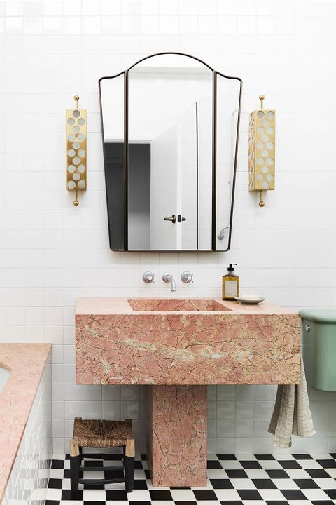 55 Bathroom Tile Ideas Bath, Black And White Penny Tile Bathroom Floor Tiles