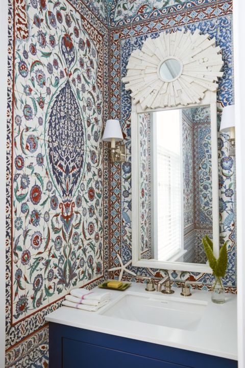 21 Best Bathroom Tile Decorating Ideas, Decorative Bathroom Tile