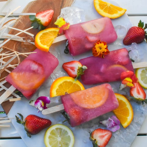 Sucettes glacées à la sangria