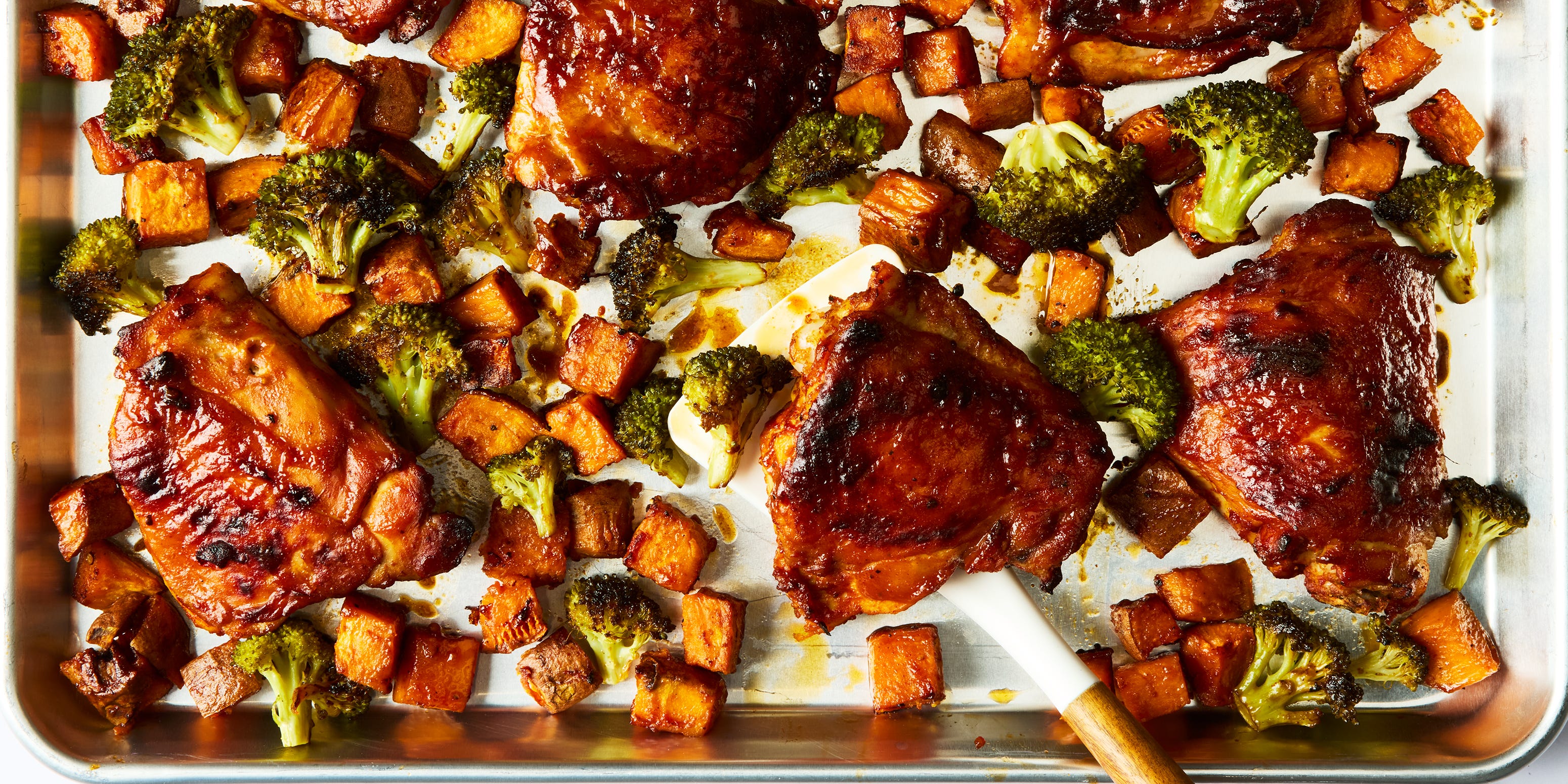 BBQ Sheet-Pan Chicken Makes Weeknights Easier Than Ever