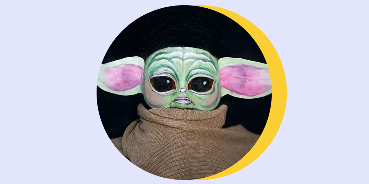 Razón preocuparse compartir La gente está recreando 'looks' de maquillaje de Baby Yoda