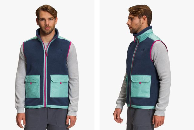 backcountry man wearing the north face royal arch vest