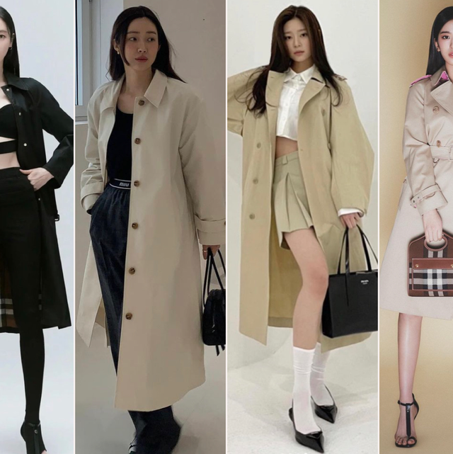 トレンチコート 韓国セレブはどう着る バーバリー から韓国ブランドまで旬のコーデを総覧 ファッション Elle エル デジタル