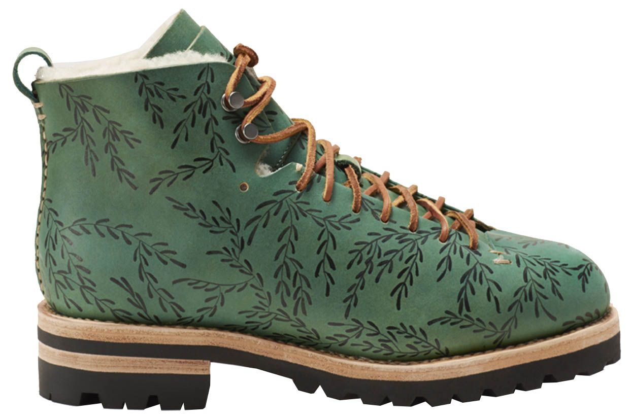 green construction boots