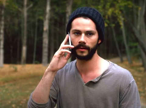 dylan o'brien wearing a beanie in the all too well short film