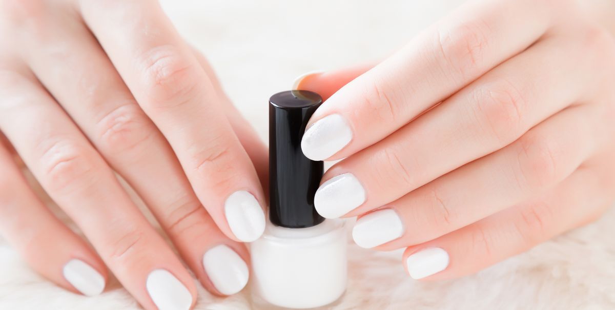 White nail polish - wide 1
