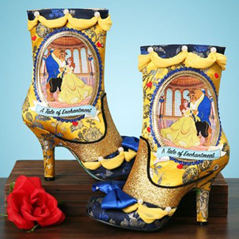 Footwear, Yellow, Shoe, Boot, High heels, Leg, Ceramic, Human leg, Art, 