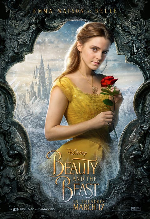 Beauty And The Beast Poster Courtesy Of Disney