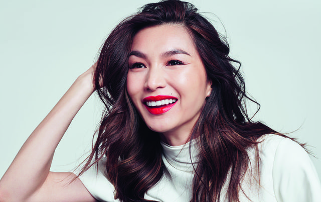 gemma chan shot for l’oreal paris revitalift eye cream for face and true match foundation
