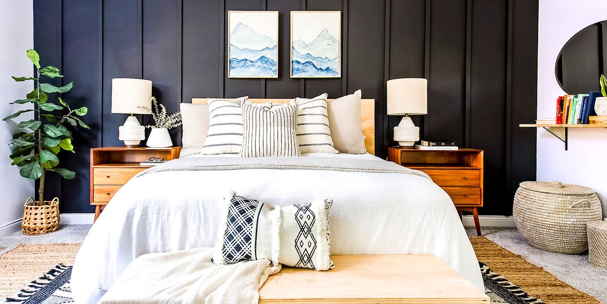 75 Bedroom Decorating Ideas How To, Modern Farmhouse Master Bedroom Decor