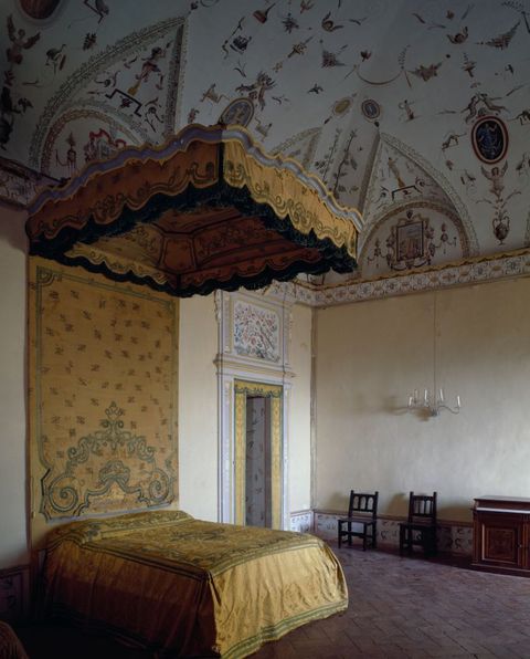 bedroom villa del colle del cardinale