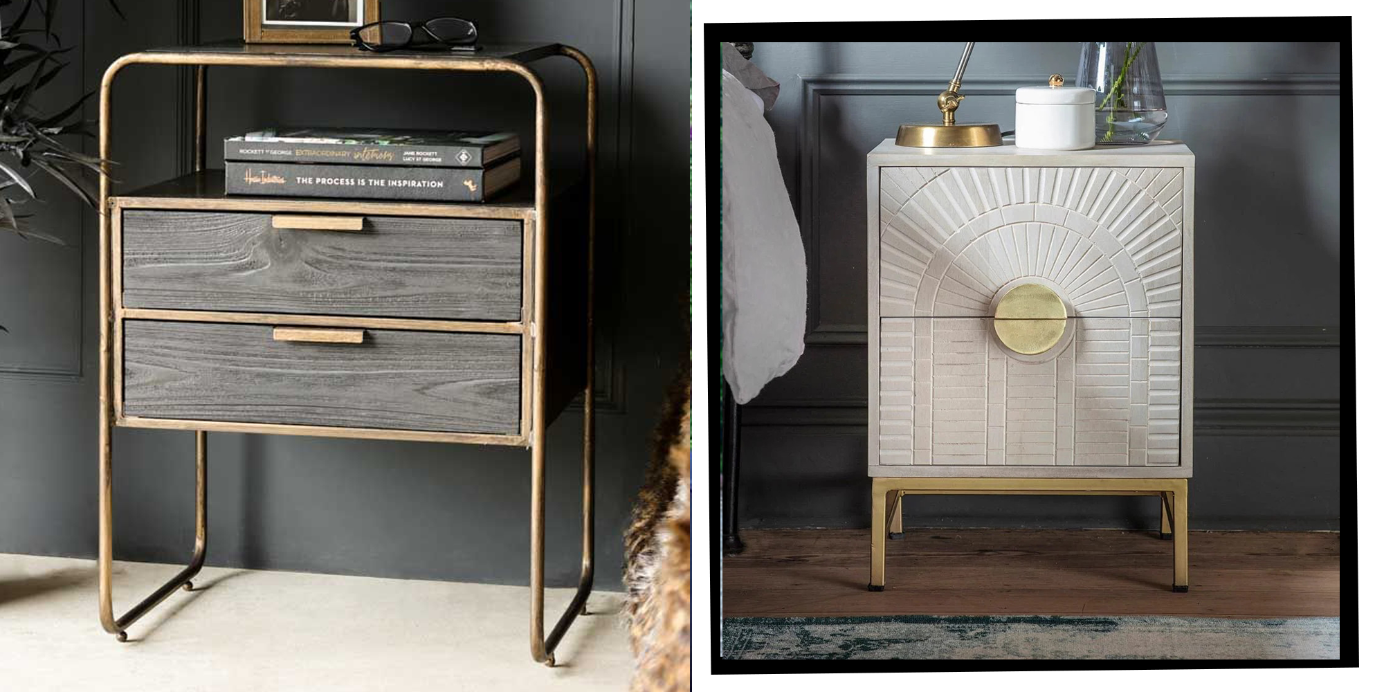 gorgeous bedside tables