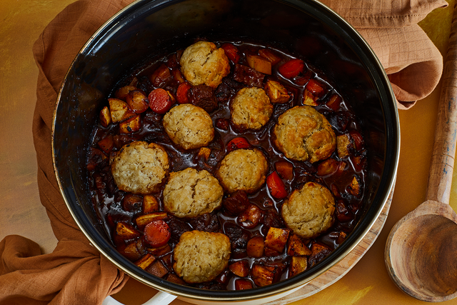 image of Beef Stew with Dumplings - Beef Casserole with Dumplings ...