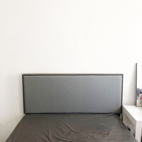 Full Size Headboard Fit A Queen Bed, Queen Metal Platform Bed Frame With Headboard Brackets