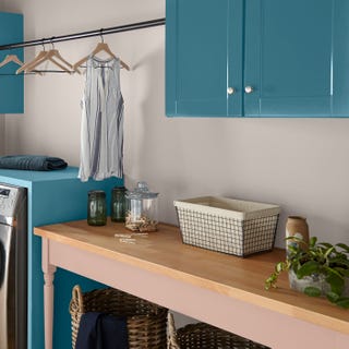 Behr Paint 2019 Color Of The Year Blueprint S470 5 New Trim Iron Mountain N520 5walls Teton Blue N490 4cabinets Midnight In Behr Paint