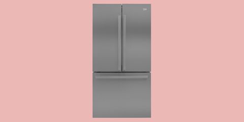 Major appliance, Refrigerator, Material property, Kitchen appliance, Rectangle, Door, 