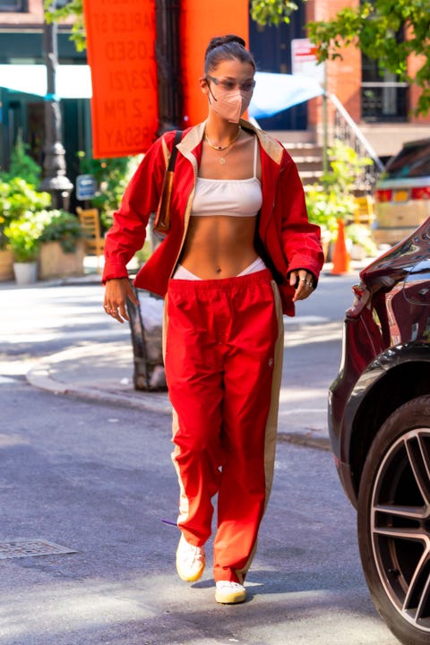 Bella Hadid on June 5 in New York City bella hadid on june 5 in new york city