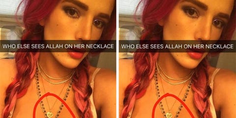 Bella Thorne S Necklace Is Causing A Lot Of Drama