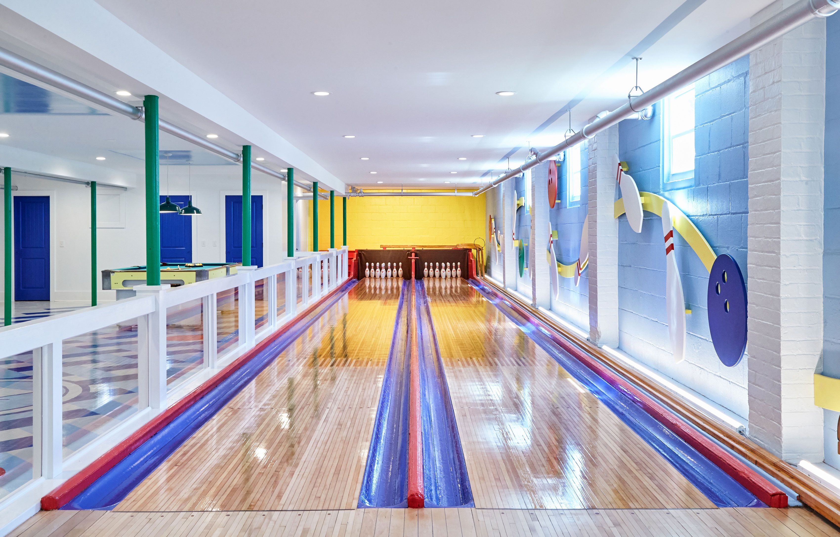 Designer Phillip Thomas S Amazing Bowling Alley Renovation In