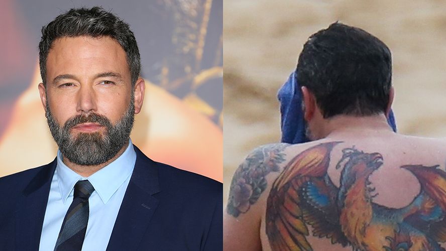 Ben Affleck finally speaks out about the massive back tattoo he said was  fake is still very much on his back