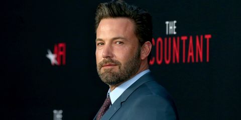 hollywood, ca   october 10  actor ben affleck attends the premiere of warner bros pictures the accountant at tcl chinese theatre on october 10, 2016 in hollywood, california  photo by frederick m browngetty images