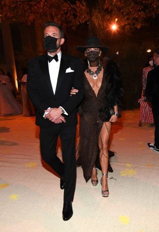Ben Affleck and Jennifer Lopez ben affleck and jennifer lopez at the 2021 met gala