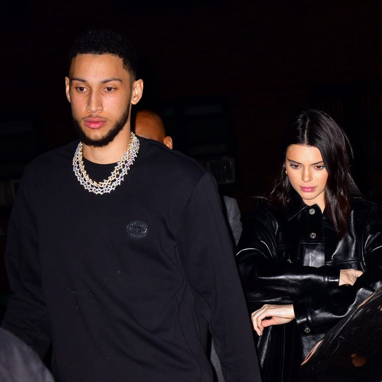 Ben Simmons bersama Kendall Jenner di malam tahun baru. Sumber: Getty Images