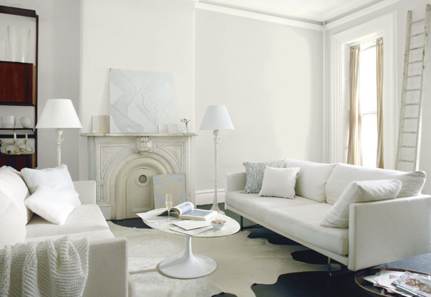 Benjamin Moore Classic Gray Living Room