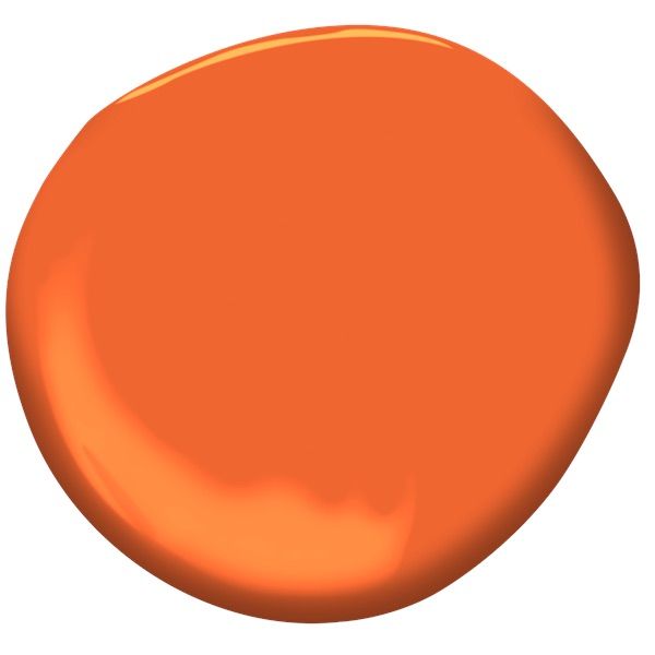 15 Best Orange Paint Colors For Your Home Orange Room Decor Ideas   Benjamin Moore Rumba Orange 2014 20 1532026188 